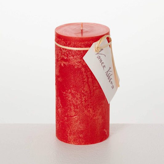 Candle - Pillar 3x6 - "Ritz" Red
