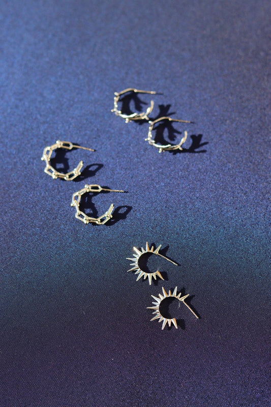 Z-WHITE GOLD PLATED STUDS 01
