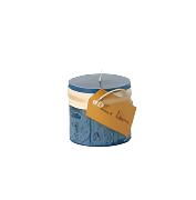 Candle - Pillar 3x3 - English Blue