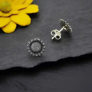 Earrings - Stud - Sunflower