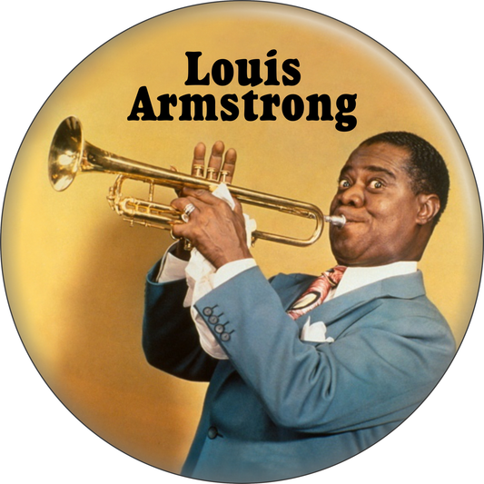 Button - Armstrong, Louis - With Trumpet
