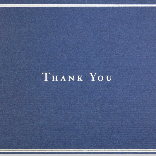 Note Cards - Thank You Navy Blue