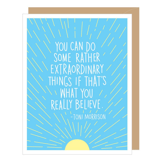 Card - Encouragement - Toni Morrison Quote