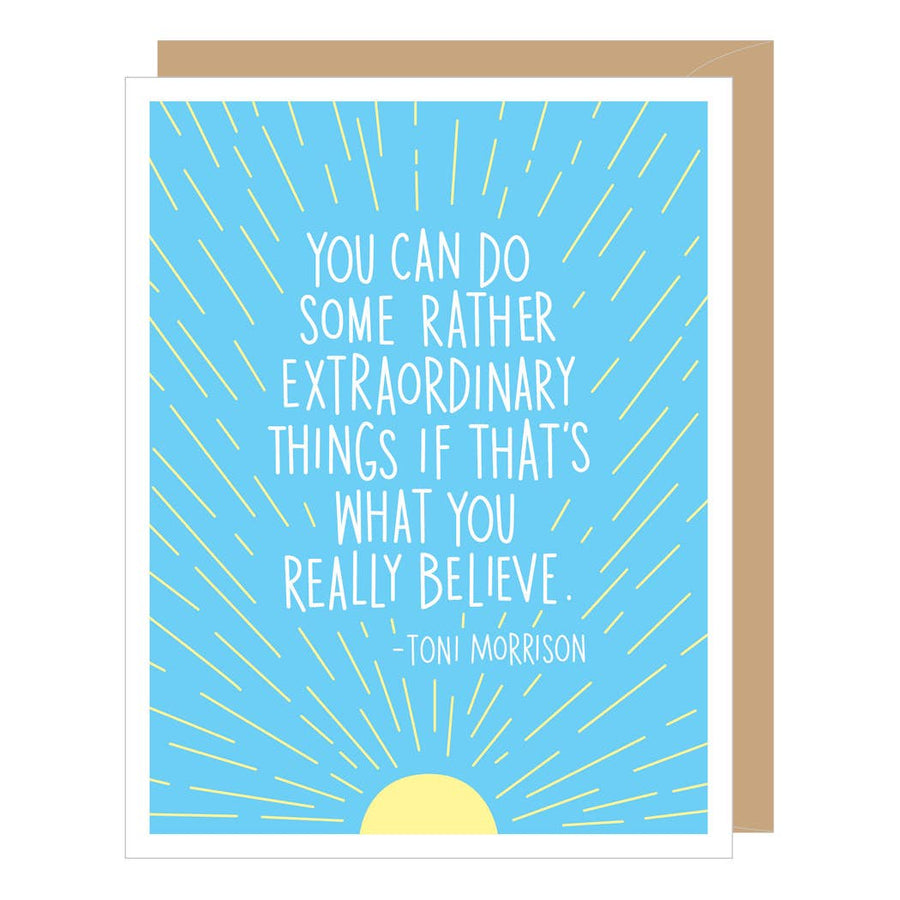 Card - Encouragement - Toni Morrison Quote