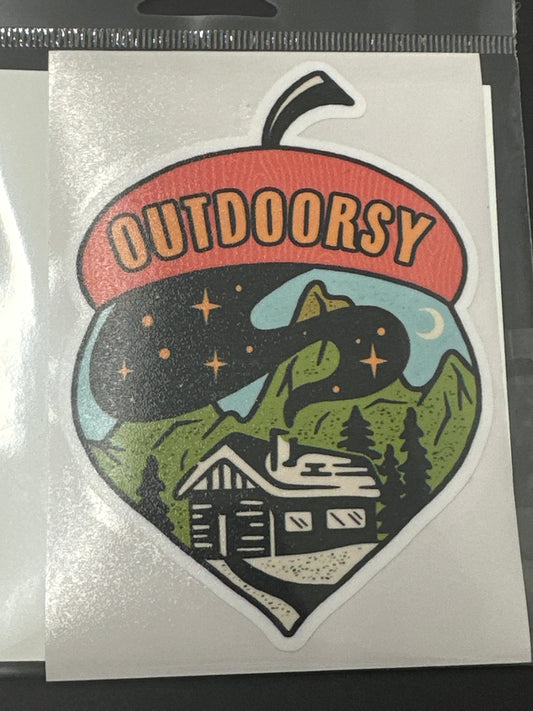 Sticker Lg - Outdoorsy