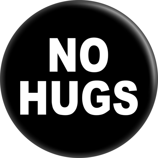 Button - No Hugs