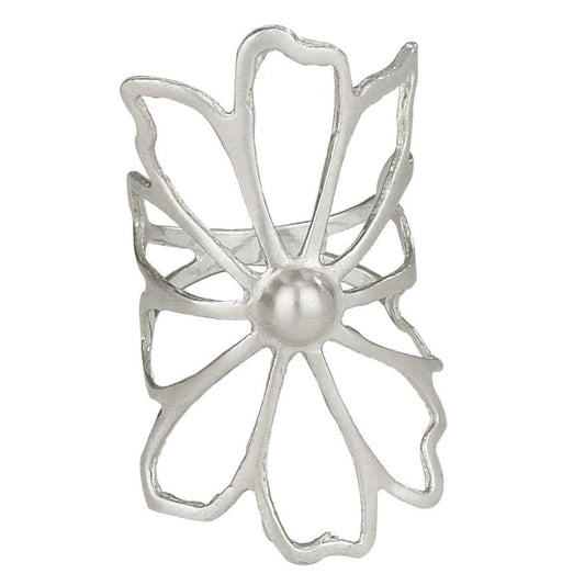 Ring - Open Flower Sterling Silver