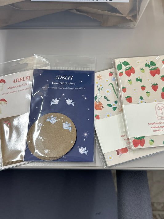 Mini Notebooks/Gift Stickers
