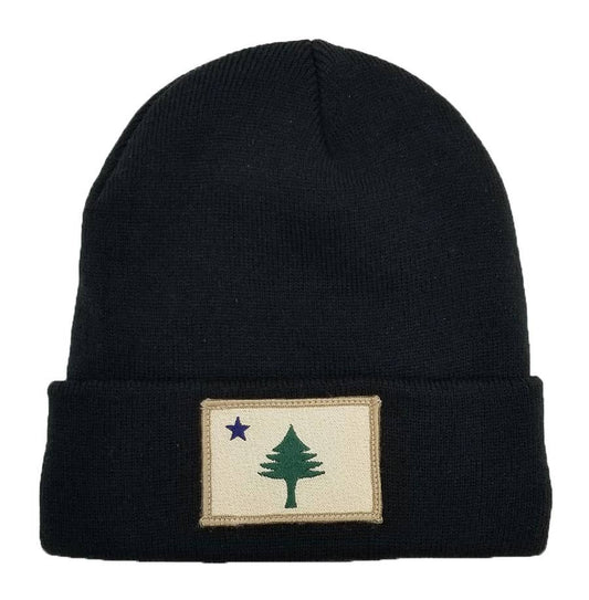 Winter Hat - Maine Flag Fleece-Lined