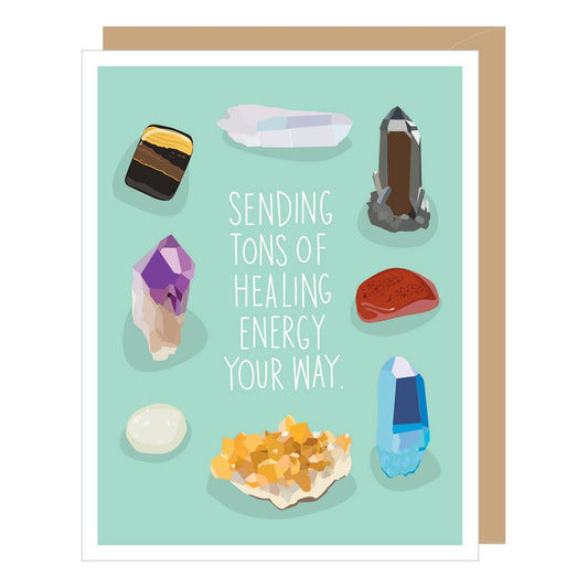 Card - Get Well / Support - Healing Crystals
