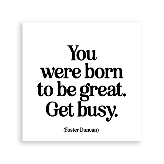 Magnet - Born To Be Great (Foster Duncan)
