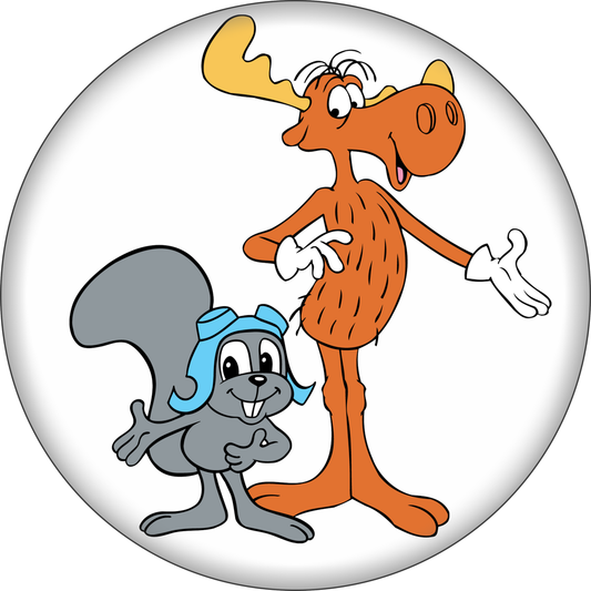 Button - Rocky & Bullwinkle