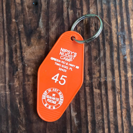 Keychain - Vintage Motel Style - Nipsy's