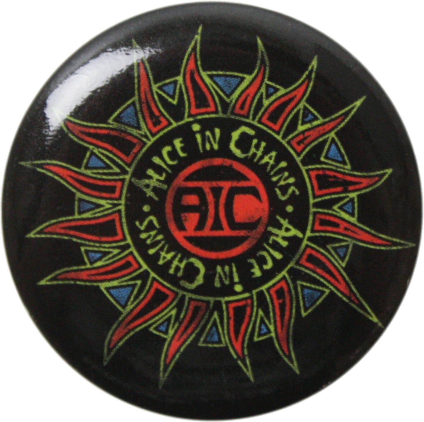 Button - Alice In Chains - Sun Logo