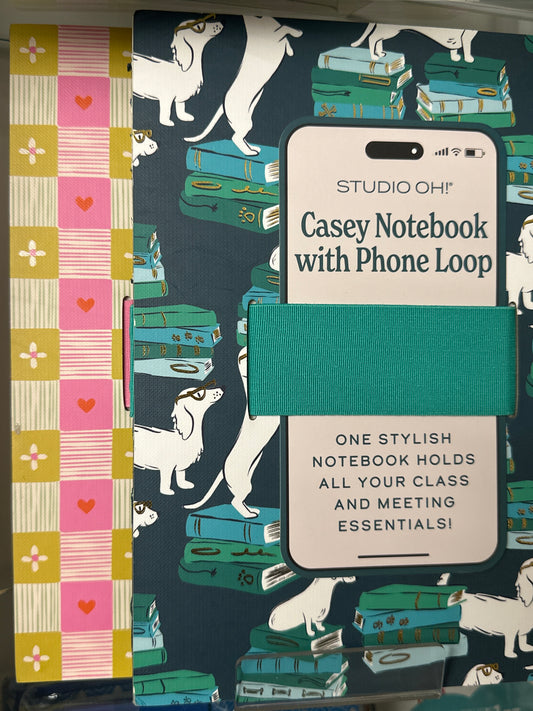 Notebook with Phone Holder