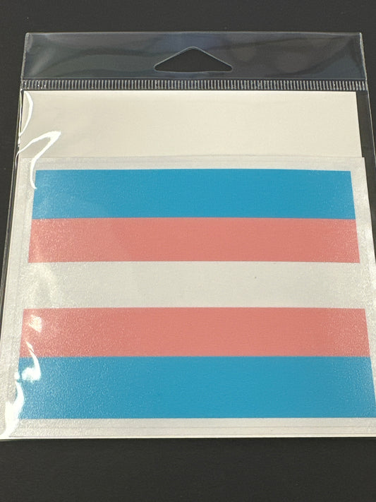 Sticker Lg - Transgender Pride Flag