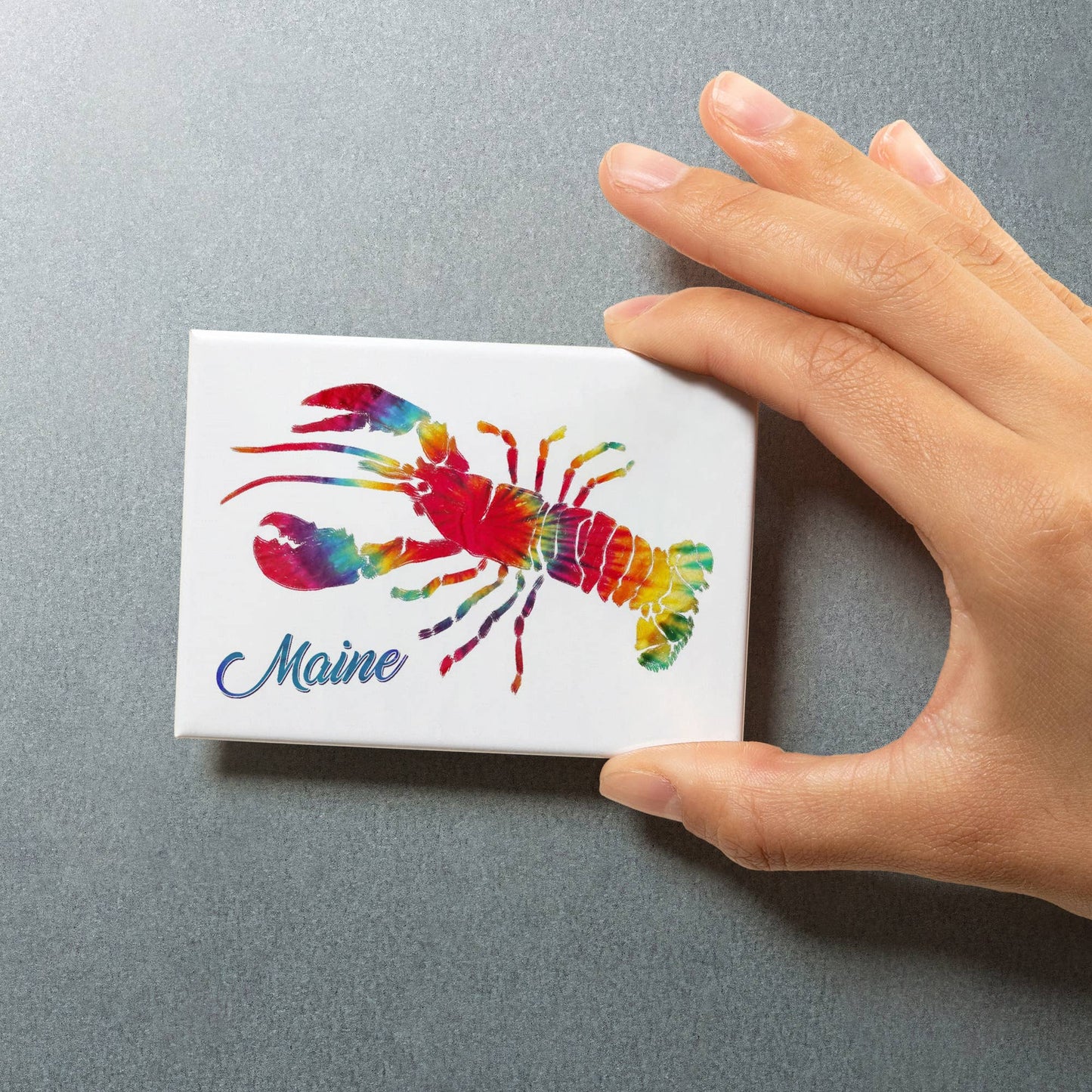 Magnet - Maine - Lobster, Tie Dye