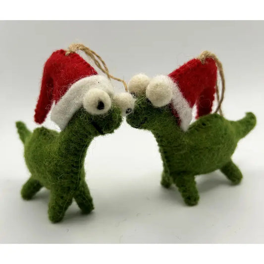Ornament - Felt - Dino Mr. Shifty