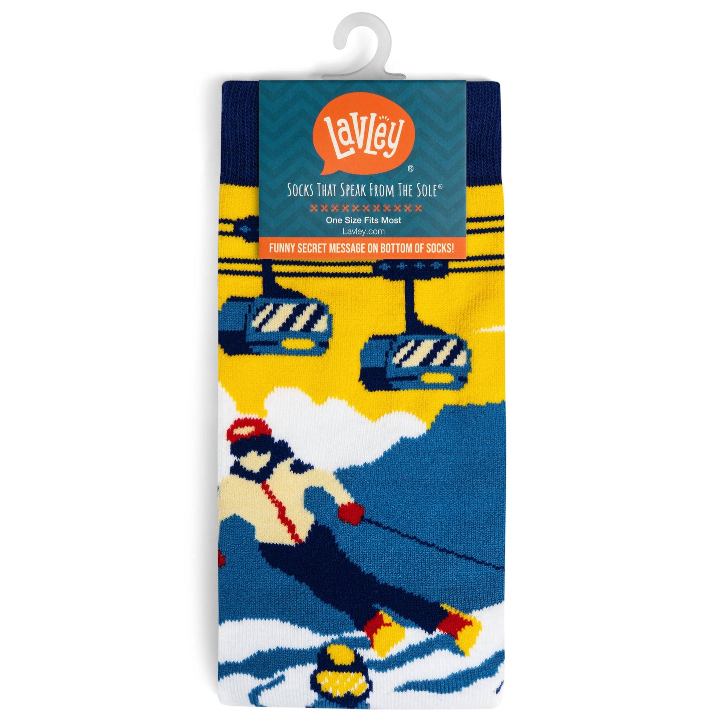 Lavley - I'd Rather Be Skiing Socks (CO Edition)