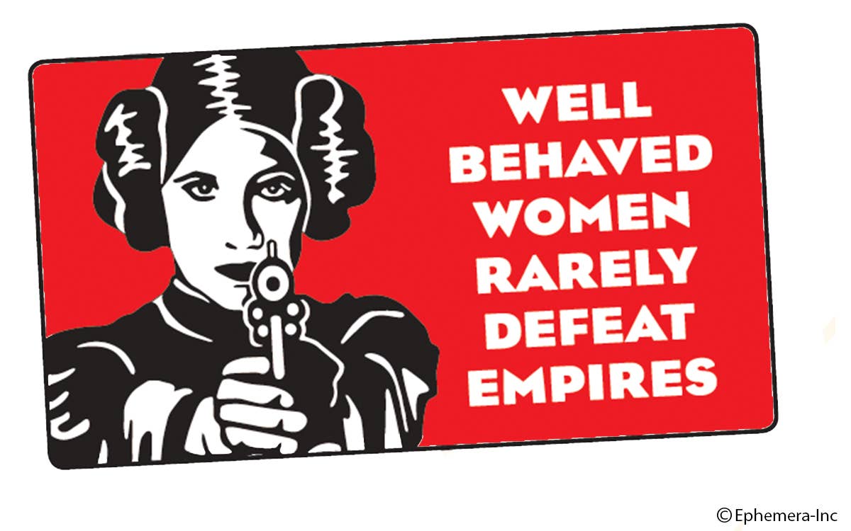Sticker - Well behaved women rarely