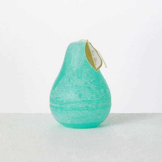Candle - Pear - Turquoise
