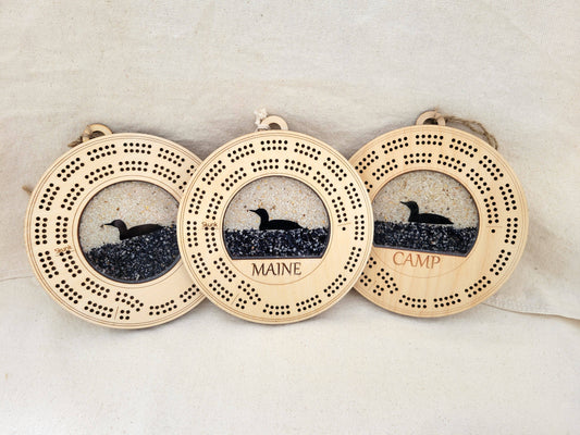 Cribbage Board - Loon