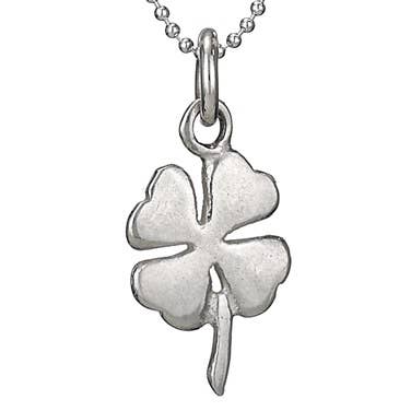 Necklace - Lucky Shamrock Sterling Silver