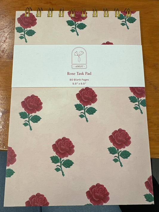 Rose and Tie Dye Task Pad