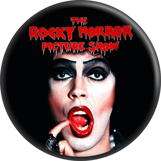 Button - Rocky Horror - Frank With Logo