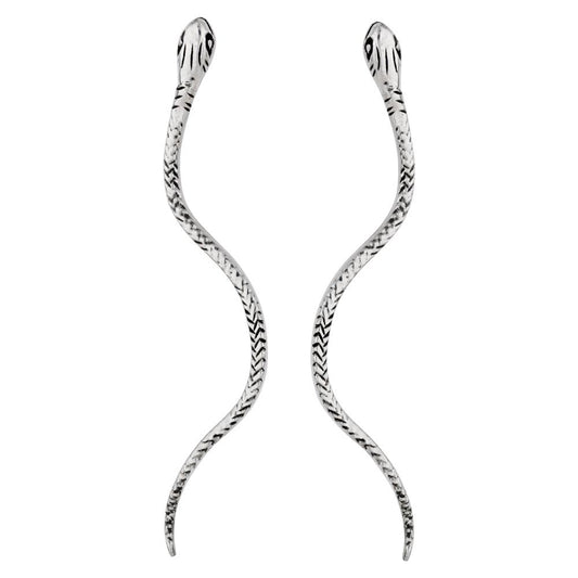 Medusa Sterling Silver Stud