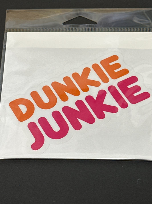 Sticker Lg - Dunkie Junkie