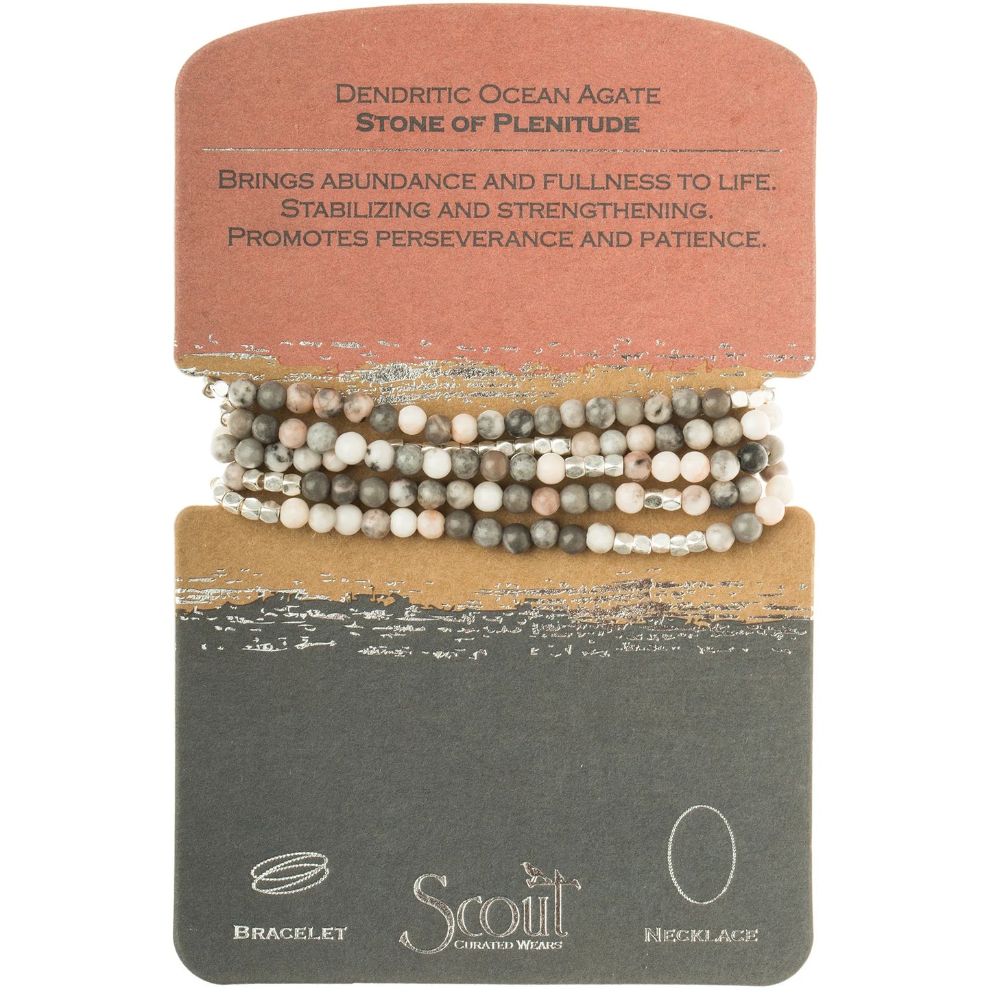 Bracelet/Necklace - Stone Wrap