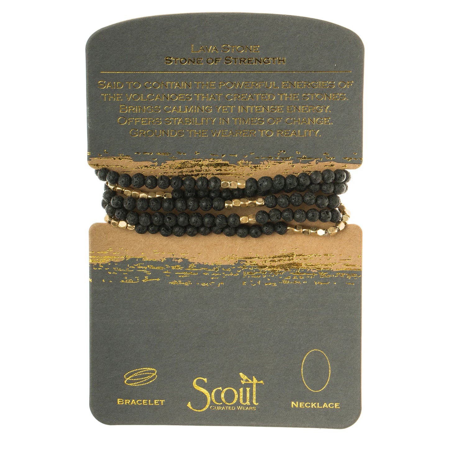 Bracelet/Necklace - Stone Wrap