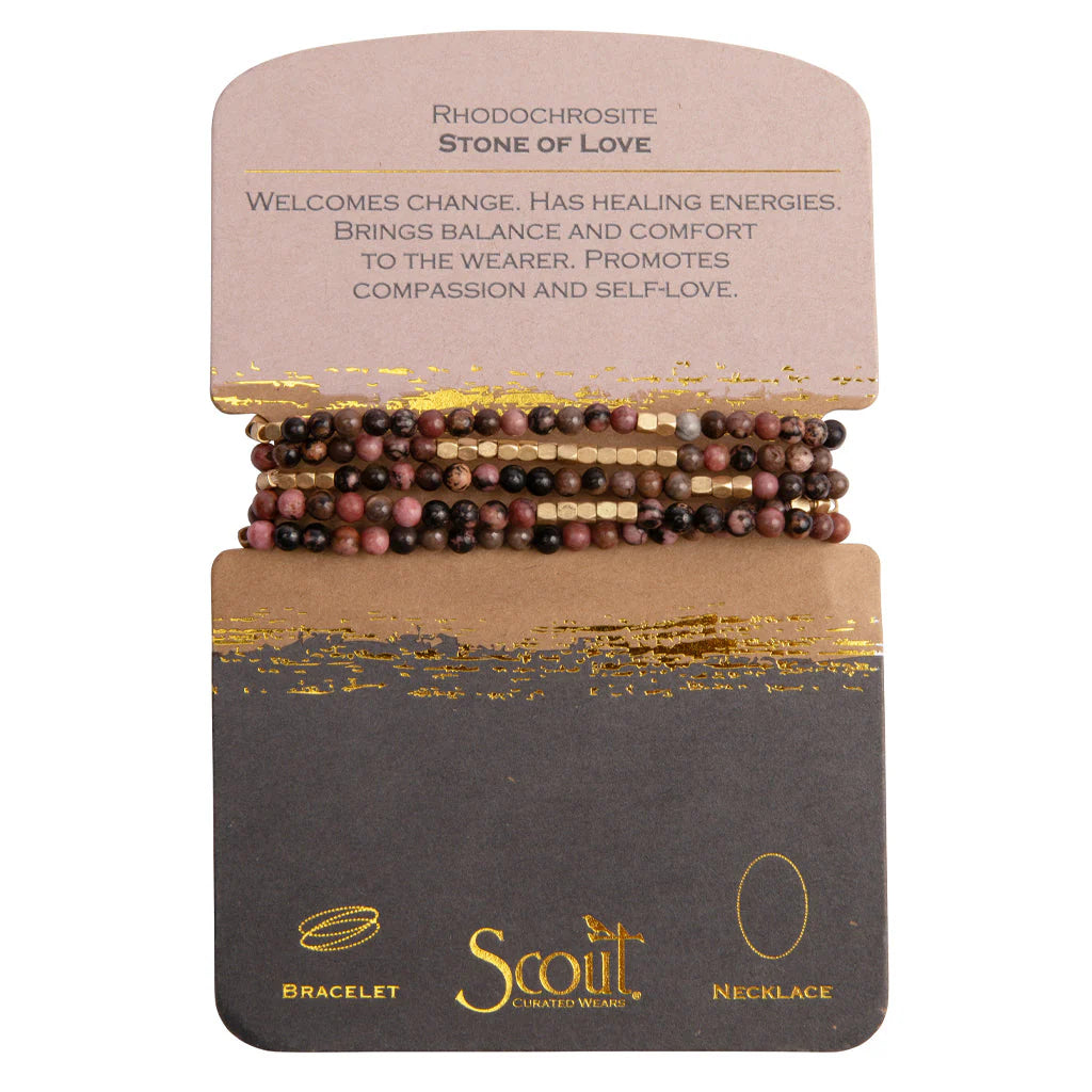 Bracelet/Necklace - Stone Wrap