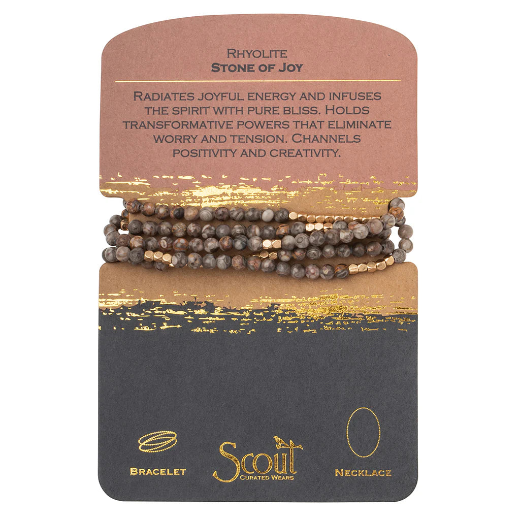 Bracelet/Necklace - Stone Wrap