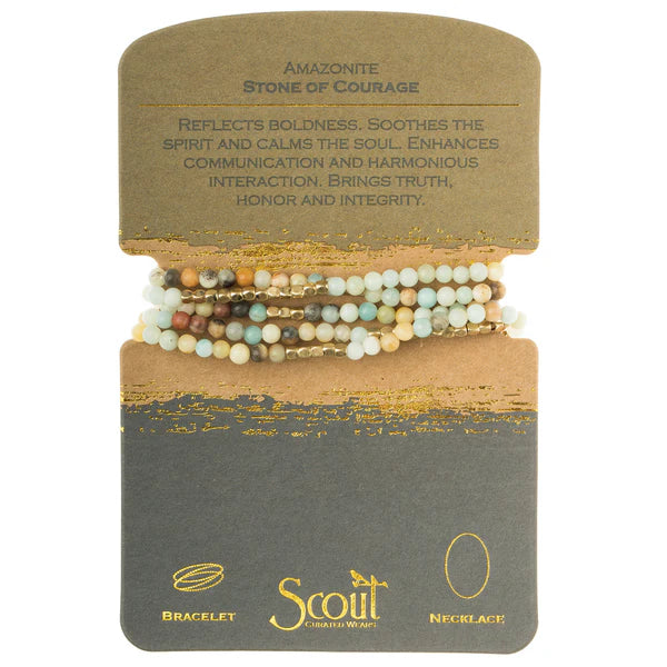 Bracelet/Necklace - Stone Wrap