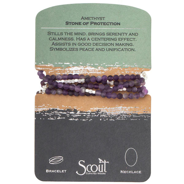 Bracelet/Necklace - Stone Wrap