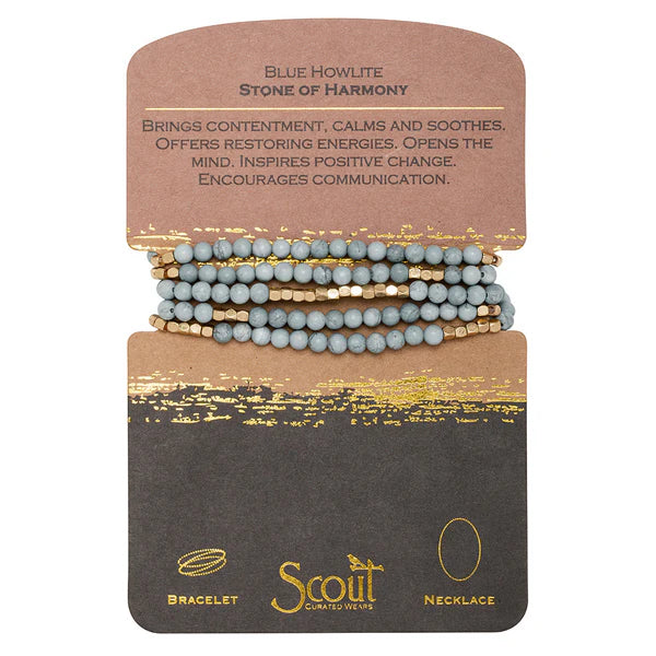 Bracelet/Necklace - Stone Wrap