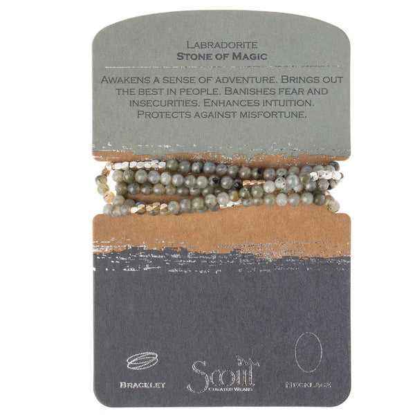 Bracelet/Necklace - Stone Wrap
