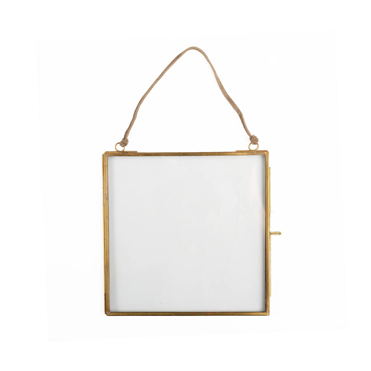 Brass 7" x 7" Picture Frame - Square