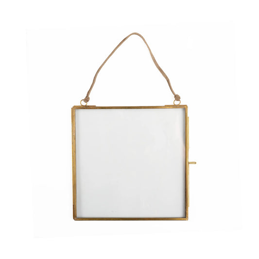 Brass 7" x 7" Picture Frame - Square