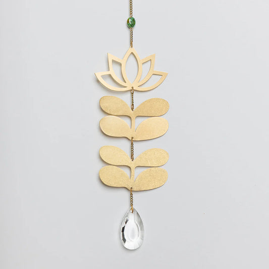Suncatcher - Lotus/African Turquoise