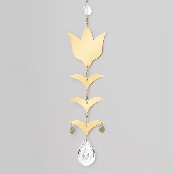 Suncatcher - Blooming Flower/Aqua Terra