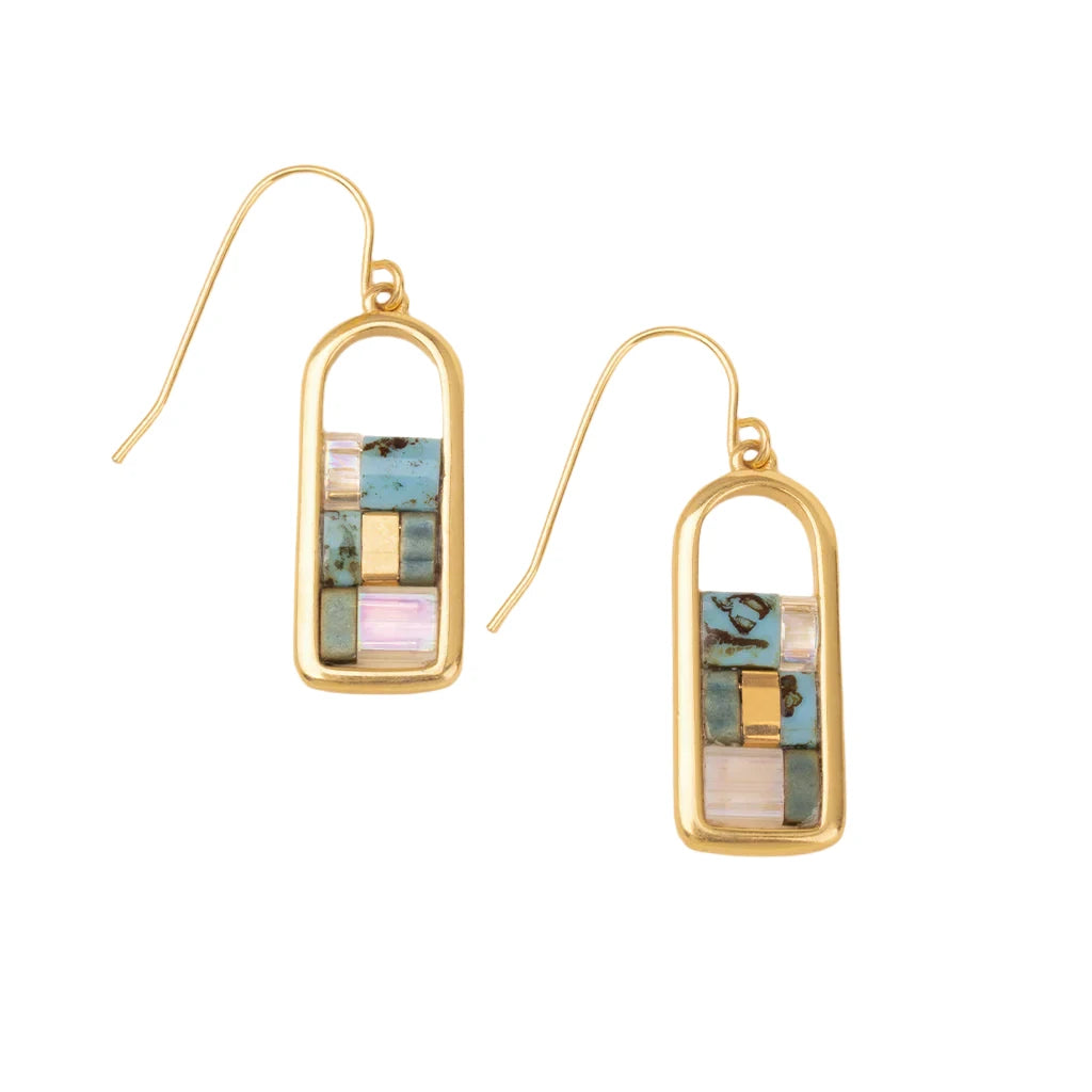 Earrings - Miyuki Frame