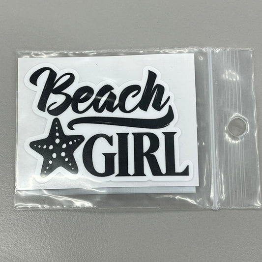 Sticker Sm - Beach Girl