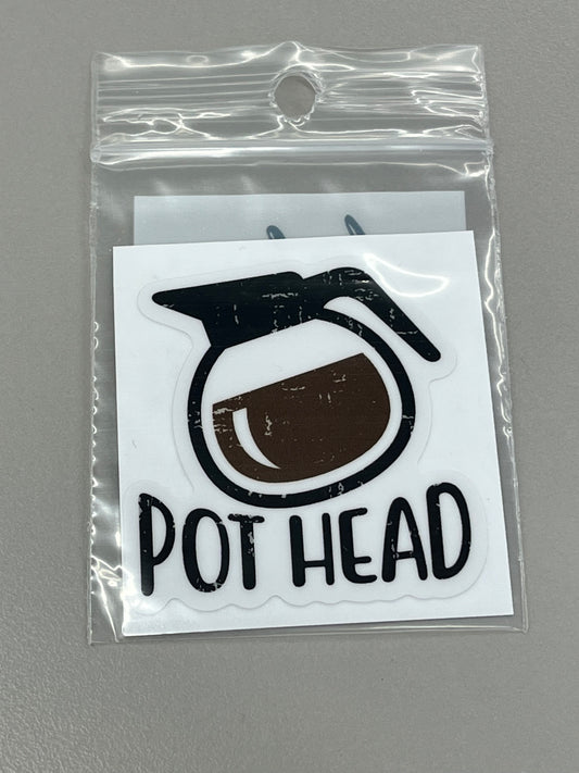 Sticker Sm - Pot Head