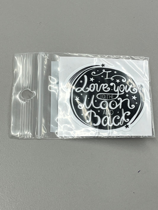 Sticker Sm - I Love You to the Moon and Back