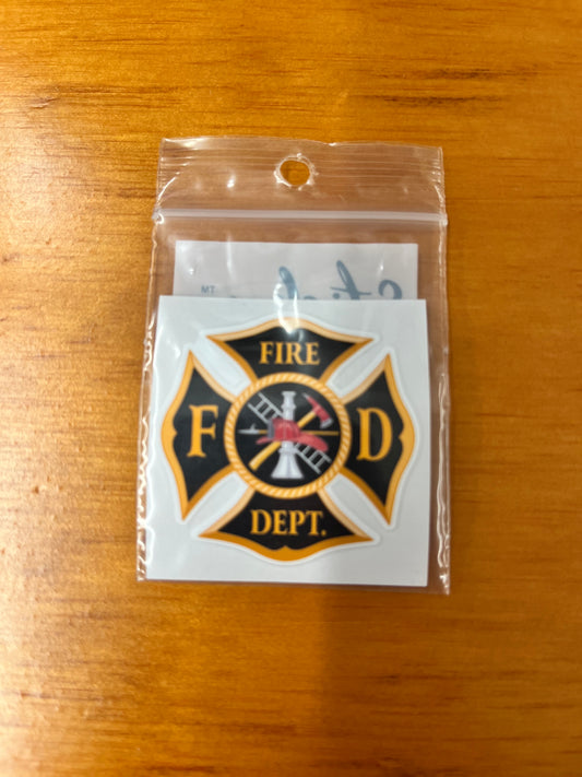 Sticker Sm - Fire Dept