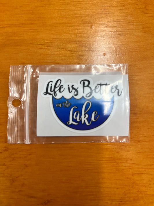Sticker Sm - Life Is Better on the Lake