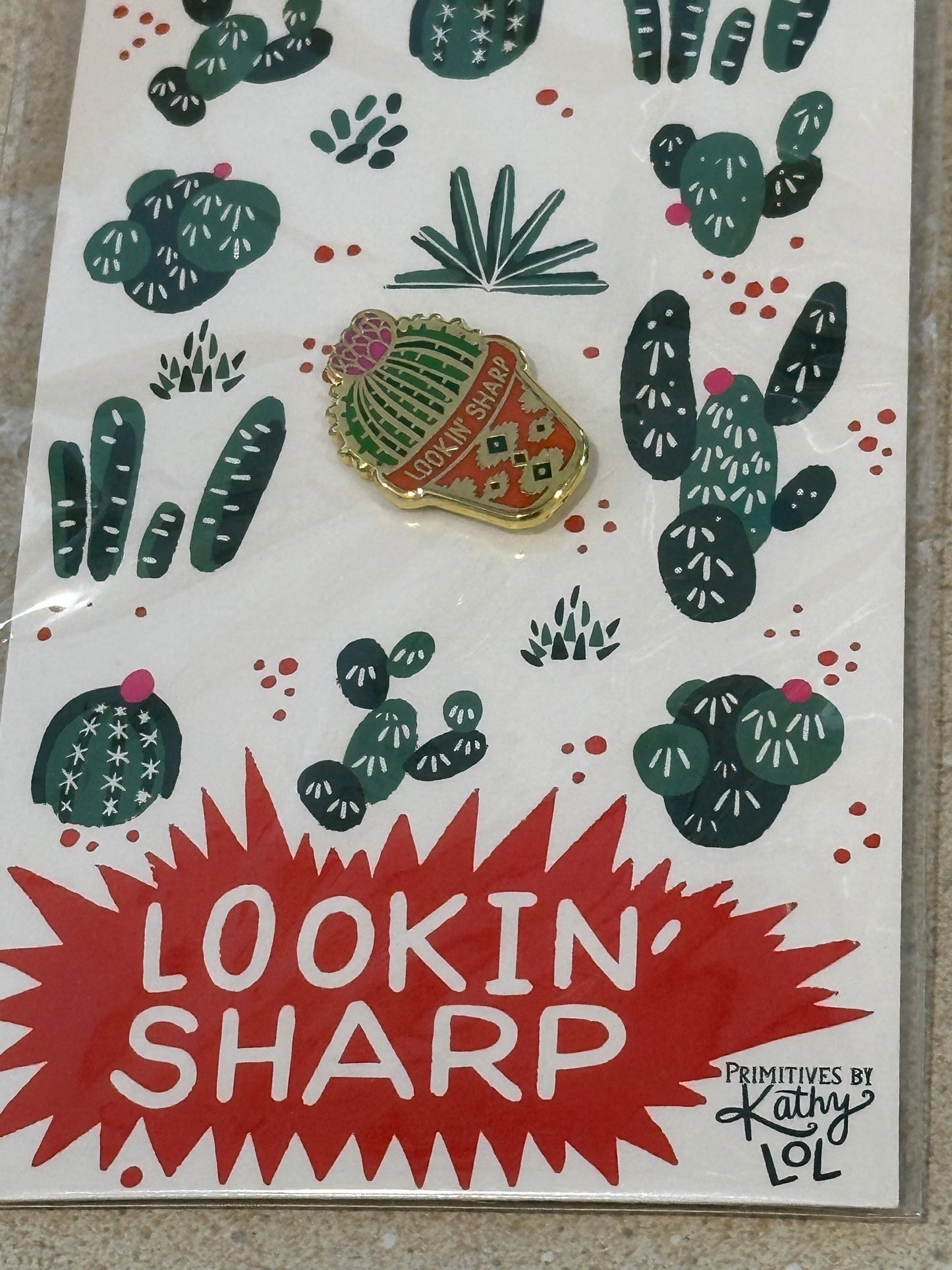Pin - Enamel - Lookin Sharp